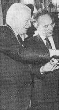 Il presidente Roberto e il Sindaco Sansa