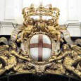 Lo stemma della Repubblica nella cattedrale di S. Lorenzo