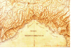 antica immagine del golfo ligure