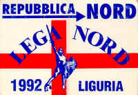 La mia prima tessera della Lega Nord Liguria