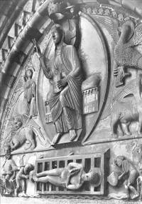 Il dettaglio della lunetta
