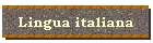 Lingua italiana
