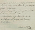 Documento autografo di Pareto - Clicca per ingrandirlo!