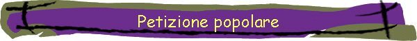 Petizione popolare