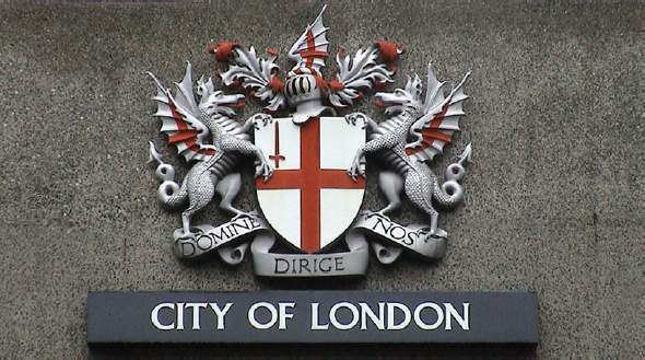 Lo stemma della Città di Londra