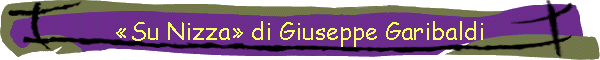 Su Nizza di Giuseppe Garibaldi