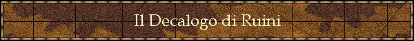 Il Decalogo di Ruini