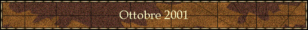 Ottobre 2001