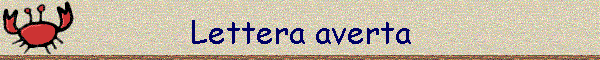 Lettera averta